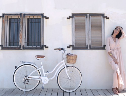 eight30 castro white bicycle mango dress