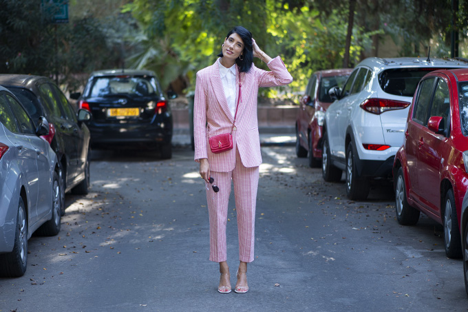 EIGHT30 The fall winter 2019-2020 fashion trends Tel Aviv street style zara Check suit