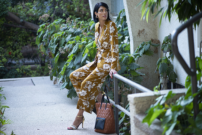 EIGHT30 The fall winter 2019-2020 fashion trends Tel Aviv street style zara floral suit givenchy 