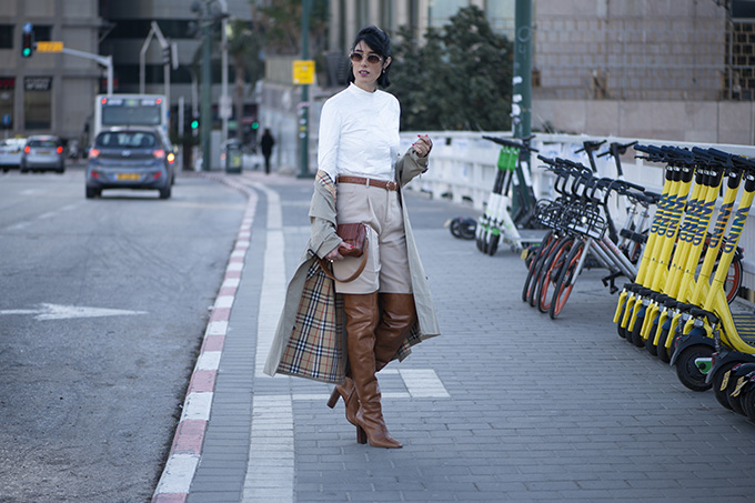 Spring \ Summer 2020 TREND REPORT EIGHT30 Maria Berman Daniella Lehavi bags Burberry trench coat Tel Aviv street style 2